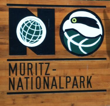 Eingang zum Müritz Nationalpark